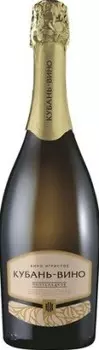Вино игристое кубань вино 0.75 л 11-13% белое п/сл