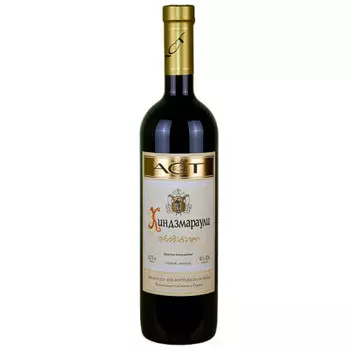 Вино киндзмараули 0,75л 10,5-12% красное п/сл аст дугладзе