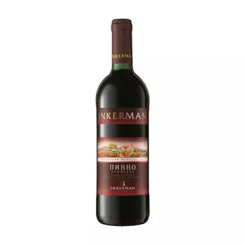 Вино красное полусладкое Пинно Крымское 0,7л 10,5-12,5%