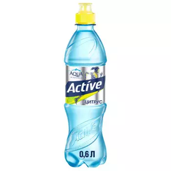 Вода Aqua Minerale актив цитрус 0,6л негаз