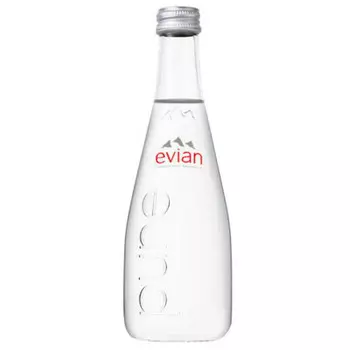 Вода минеральная Evian 0,33л н/газ ст/б