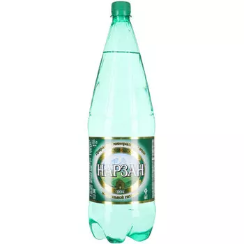 Вода минеральная газированная Нарзан 1,8л