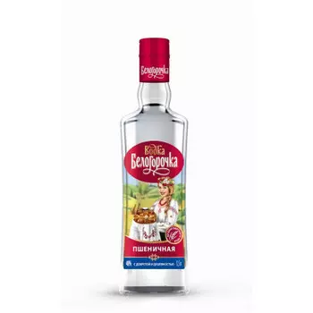 Водка белогорочка 0.5 л 40% пшеничная люкс лвз старооскольский