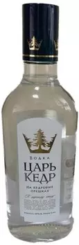 Водка царь кедр 0.5 л 40%