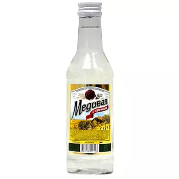 Водка новые обряды медовая с хренком 0,25л 40% люкс лвз старооскольский