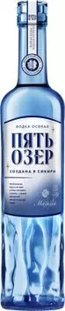 Водка пять озер мягкая особая 0.5 л 38% россия