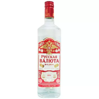Водка русская валюта 0,5л 40%