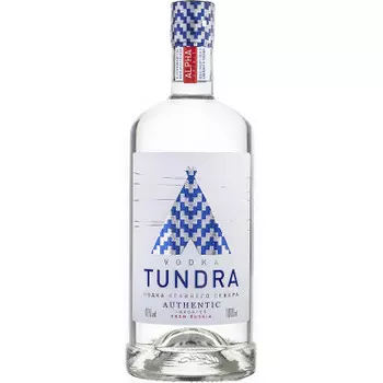 Водка тундра крайнего севера 0,5л 40%