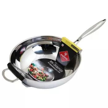 Вок 33см Forester нержавеющая сталь