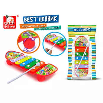 Ксилофон игрушка развивающая Бамбини 50442