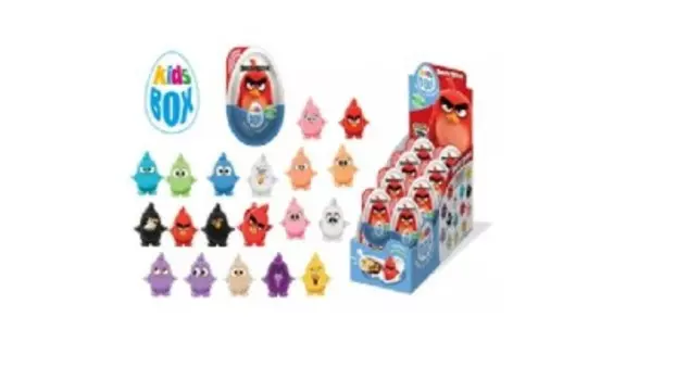 Яйцо KidsBox Angry Birds 20г десерт с подарком Конфитрейд
