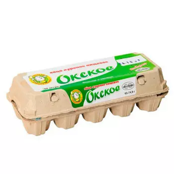 Яйцо куриное 10шт отборное окское