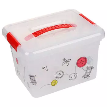 Ящик д/хранения 5л фанбокс хобби хэндмейд ручка fb2155