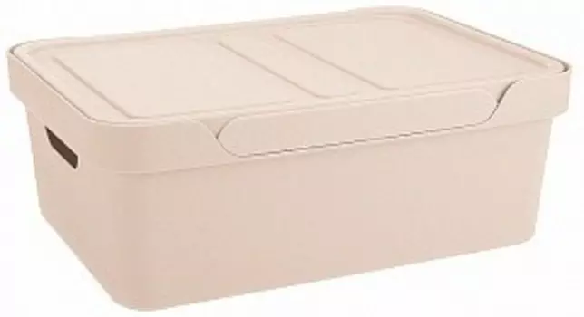 Ящик универсальный 38*27,6*14см бытпласт люкс 12л коричневый