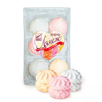 Зефир лянеж 330г ассорти кф нева