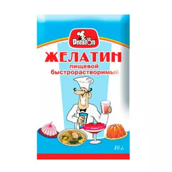 Желатин престон 10 г пищевой