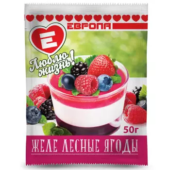 Желе Люблю Жизнь 50 г лесная ягода