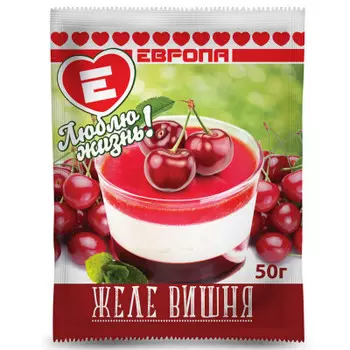 Желе Люблю Жизнь 50 г вишня