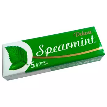 Жевательная резинка Deluxe мятная 23г