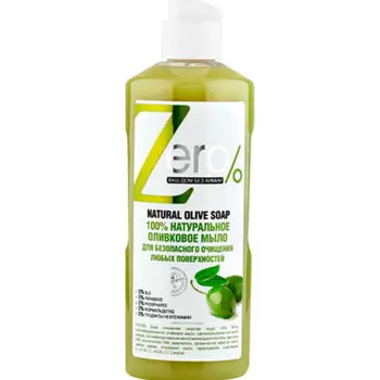 Жидкое мыло хозяйственное зеро 500мл оливковое