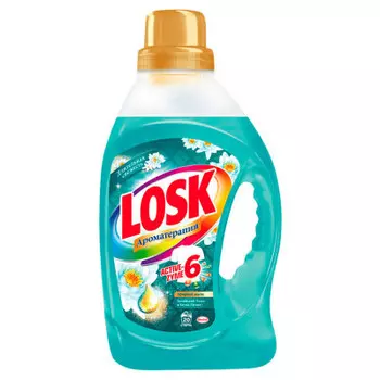 Жидкое средство для стирки Лоск АРОМА ЛОТОС ГЕЛЬ Ароматерапия, гель для стирки 1,46л (20 стирок)
