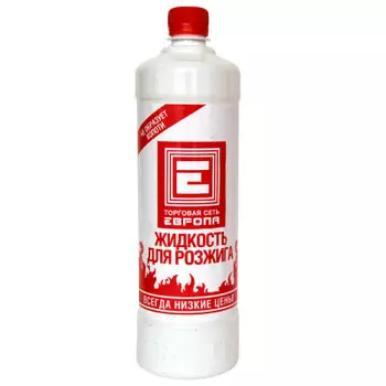 Жидкость для розжига Европа 1л парафин