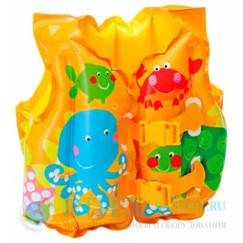 Жилет надувной Intex забавные рыбки и59661