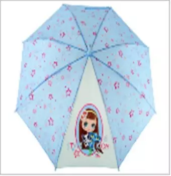 Зонт детский 18см звезды голубой d46751