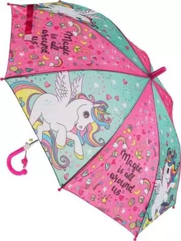 Зонт детский единорог со свистком 45 см