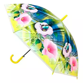 Зонт полуавтомат Мультидом цветы д 95см fx24-21