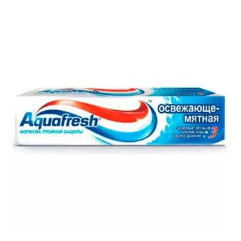 Зубная паста аквафреш 100 мл освежающе-мятная