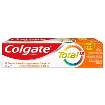 Зубная паста Colgate 100 мл тотал витаминный заряд
