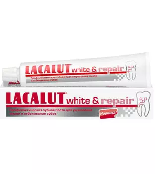 Зубная паста Lacalut white &amp; repair 50мл