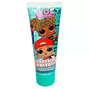 Зубная паста лонга вита 75 г детская от 3 лет ягодный милкшейк лол