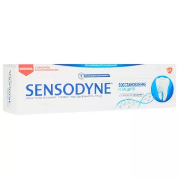 Зубная паста Sensodyne 75мл восстановление и защита