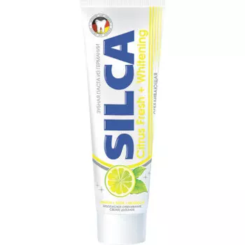 Зубная паста Silca 100мл свежесть лимона+отбеливание