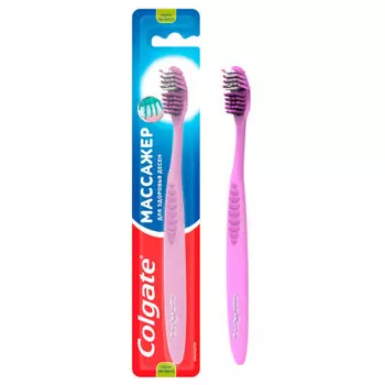 Зубная щетка Colgate Массажер для здоровья десен, средней жесткости