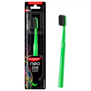 Зубная щетка Colgate Neo 2548 Кончиков щетинок, средней жесткости