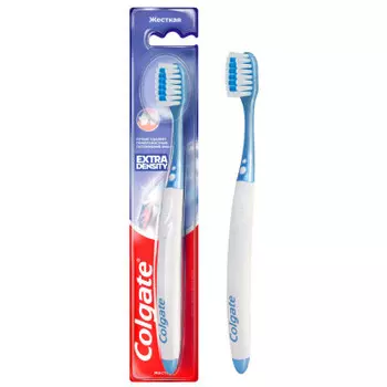 Зубная щетка колгейт экстра дэнсити жесткая