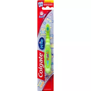 Зубная щетка колгейт смайлс детская исключительно мягкая 0-2лет