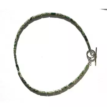 GLAMGEMS Green Jasper Choker