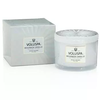 Аромасвеча Voluspa Ваниль Бурбон в подарочной коробке