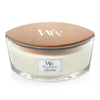 Аромасвеча Woodwick эллипс Кокосовый остров