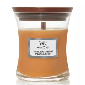 Аромасвеча Woodwick Карамель и жареный кунжут 85г