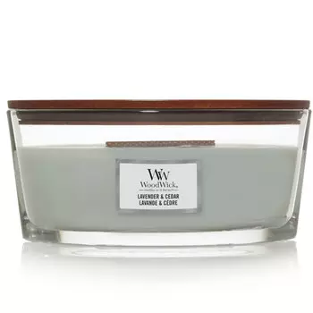 Аромасвеча Woodwick Лаванда и кедр 453,6гр