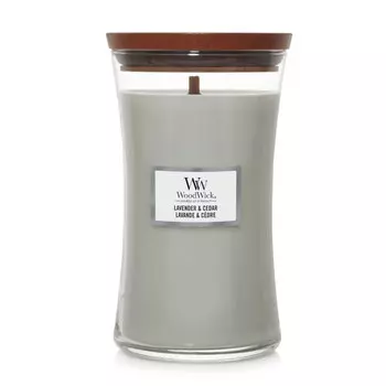 Аромасвеча Woodwick Лаванда и кедр 609,5гр