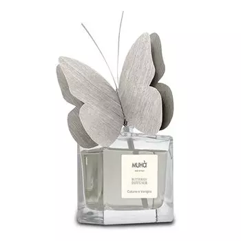 Ароматический диффузор Muha Бабочка. Хлопок и ваниль, 50мл