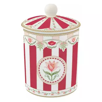 Банка для хранения Easy Life Flowery 18см