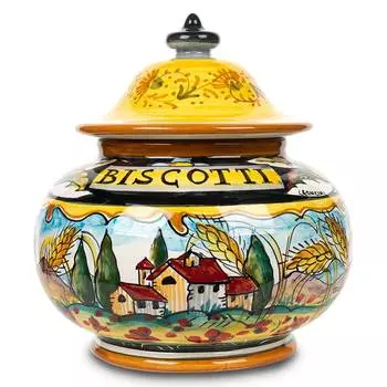 Банка для печенья Leoncini Пейзаж Лимоны