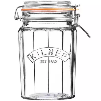 Банка гранёная Clip Top 950 мл